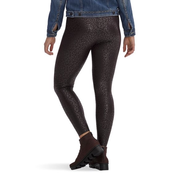 NWT Womens Size Medium HUE Brown Layering Weightless High Rise Leggings - Picture 2 of 2